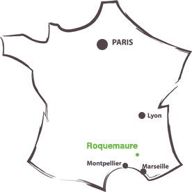 ROQUEMAURE en France